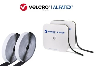 VELCRO® BASICS | ALFATEX Hook & Loop Self Adhesive Tape Sticky Back Roll Strips