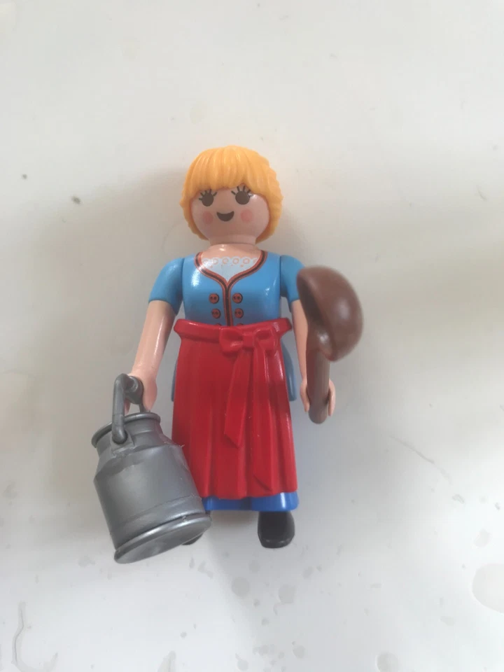 playmobil Fermiere Cremiere inedit edition speciale Quick france ferme vache - Photo 1/1