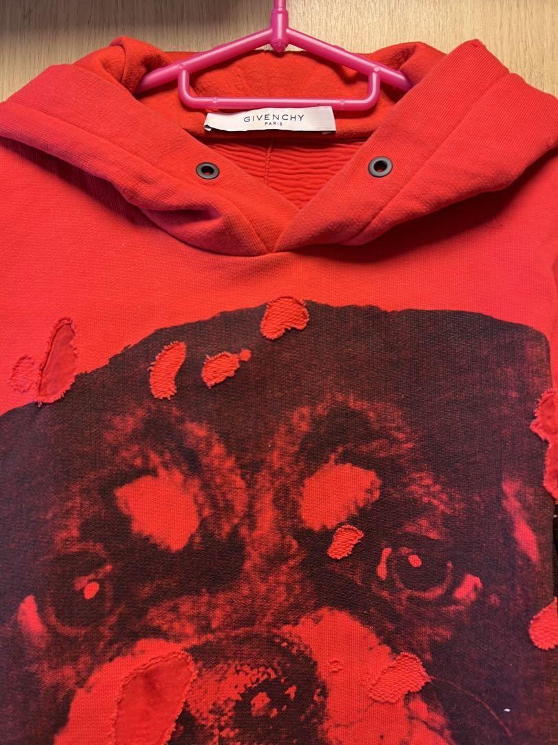 GIVENCHY 犬アートプリント スウェット Givenchy Givenchy Rottweiler Striped Sweatshirt Black XL