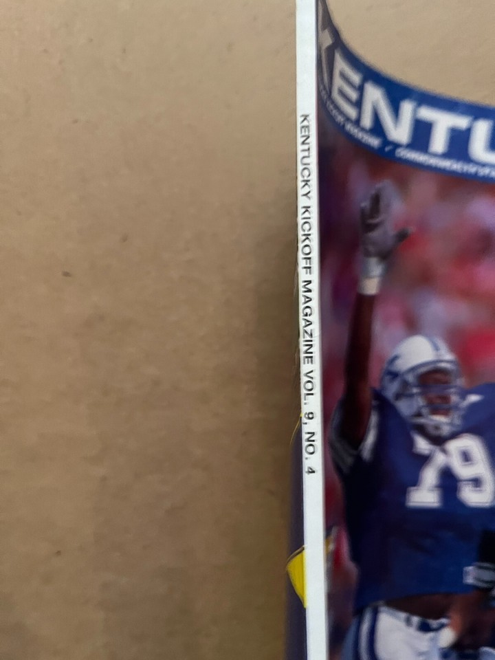 '87 Vintage Original University of Kentucky Football Game Program