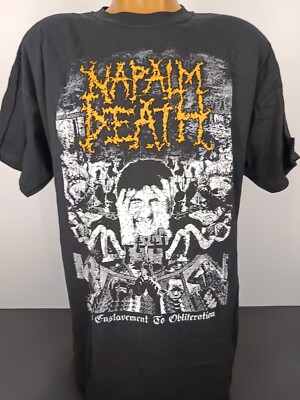 T-Shirt Napalm Death ''From Enslavement to Obliteration'', Baumwolle