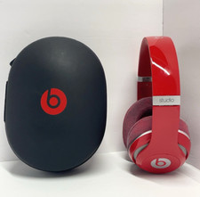 Beats by Dr. Dre Studio 2 Red Wireless With Case For Parts See Description