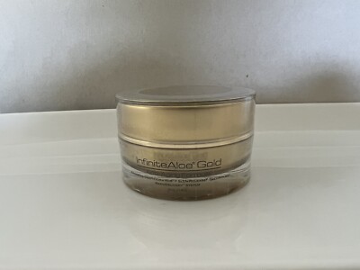 Facial Skin Cream With Aloe - InfiniteAloe Gold Anti-Aging Formula 0.5 oz.