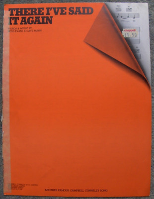There I've Said It Again - Noten, Redd Evans, Dave Mann