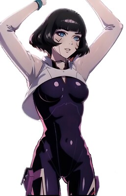 Cyberpunk Edgerunners V5 Sasha Weatherproof Anime Sticker 6'' Car Decal