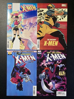 UNCANNY X-MEN #3 (2024) SET O 4 1:25 VECCHIO CHO JUBILEE VARIANT MARVEL COMIC BA