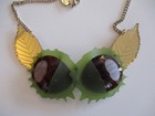 Large Tatty Devine stunning conker statement necklace