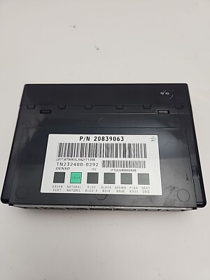 2010 CHEVROLET TRAVERSE  3.6 Body Control Module OEM  Genuine Denso 20839063