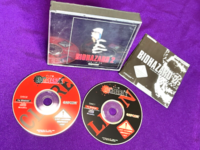 Capcom Resident Evil Biohazard 2 Old Game Software For Windows 95