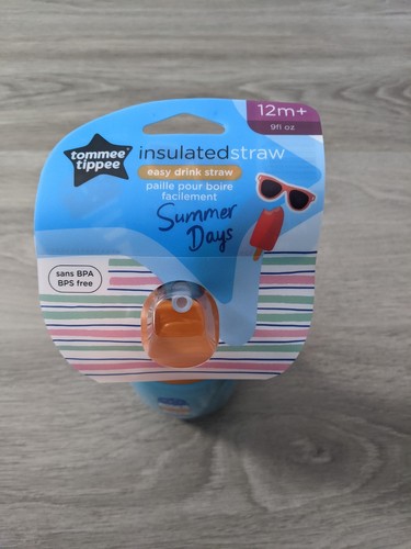 Tommee Tippee Summer Days - Pacifiers 2 pack (18-36m) + Straw Cup (12m+) - New!! - Picture 5 of 7