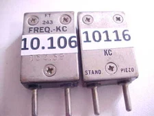 30M 2-PACK OF HAM RADIO QRP CRYSTALS 