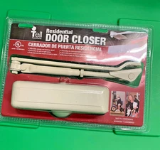 NEW ~ Residential Door Closer Kit Tell Manufacturing Ivory 10173 FACTORY SEALED