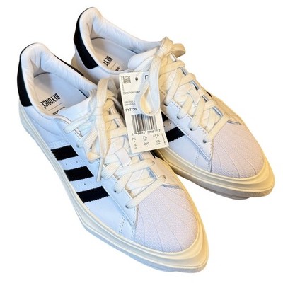 Adidas Beyonce Superstar Platform Sneaker Ivy Park Lace Up Shoe White Women s 9