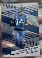 2025 Revolution Amon-Ra St. Brown  Blue Swirl Color Match /99