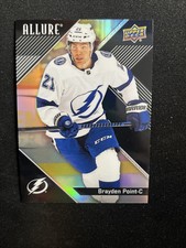 24-25 UD Allure Hockey Black Rainbow 36 Brayden Point