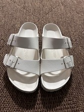 Birkenstock Arizona White EVA Slide Sandals Women s EU 37 Narrow