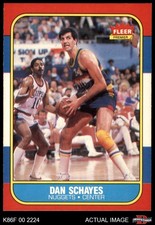 1986 Fleer #98 Danny Schayes Nuggets RC Syracuse  7 - NM