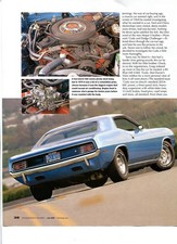 1970 Plymouth Barracuda Cuda 440 8 Pg Color Article Mopar