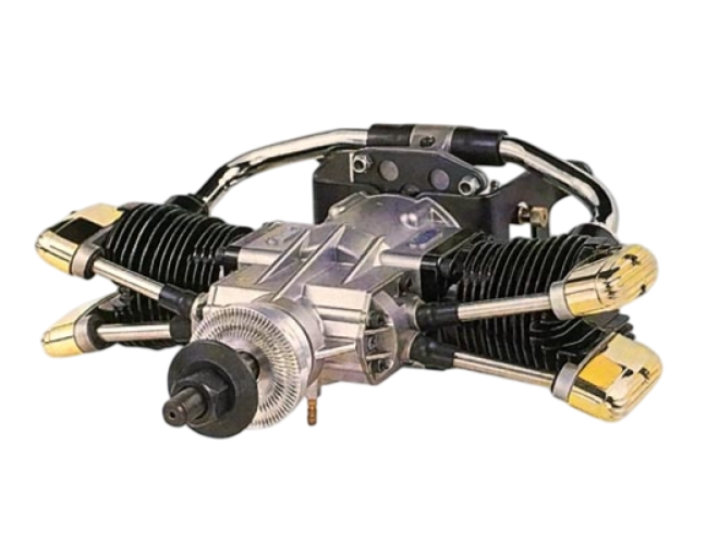 Saito FA-300TL Twin Cylinder 4Cycle Glow Engine 50cc for RC