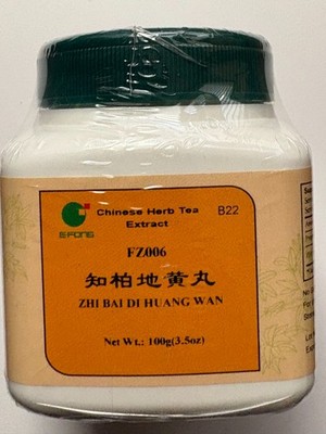 Zhi Bai Di Huang Wan (Anemarrhena, Phellodendron&Rehmannia Formula) 100 g,E-Fong