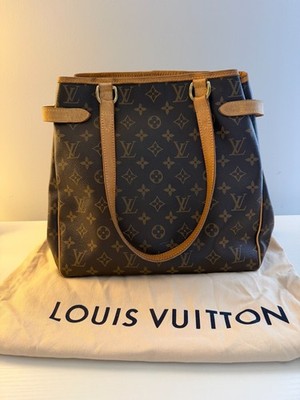 Louis Vuitton Batignolles Vertical Tote Brown Canvas/Leather