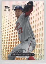 2013 Topps Finest Orange Refractor 94/99 Stephen Strasburg #20 5qi