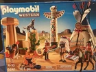 Geobra Playmobil Western 5247 101 Pc Western New in Sealed Box ! Indians Germany