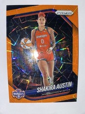 2025 Panini WNBA Orange Velocity Prizm #81 Shakira Austin