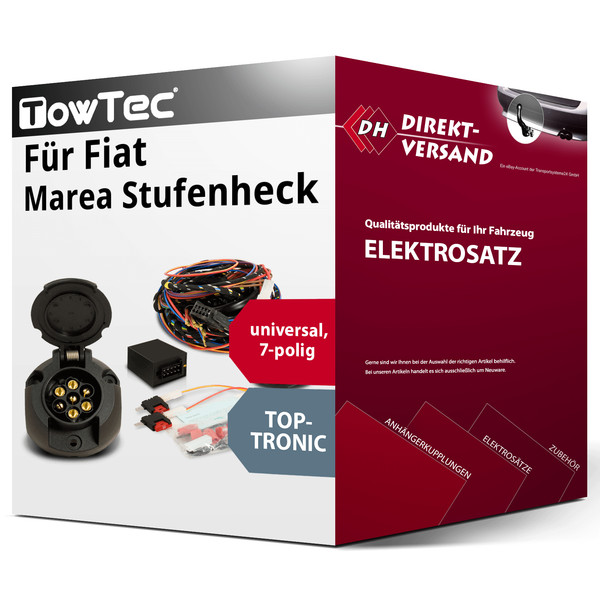 für Fiat Marea Stufenheck Typ 185 Elektrosatz 7Polig Universell Neu-image