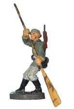 Elastolin Hausser Massesoldat mit Paddel für Ponton - 7,5 zu Lineol Tippco