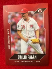 Emilio Pagan 2025 Kahn's Card Cincinnati Reds SGA (not Topps) Team Issued