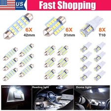 20pcs Led Interior Lights Bulbs Kit Car Trunk Dome License Plate Lamps 6500k Usa 20pcs Led Interior Lights Bulbs Kit Car Trunk Dome License Plate Lamps 6500k Usa