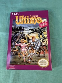 NES Exodus Ultima 1988 Nintendo Complete w/ all inserts.