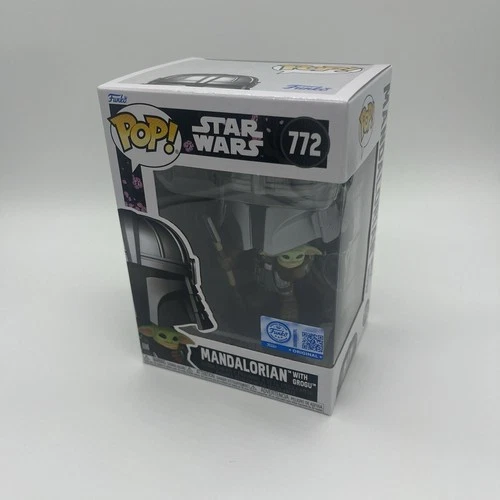 Funko Pop! Star Wars Mandalorian With Grogu 772
