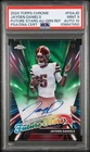 Jayden Daniels /99 Rookie Auto Green 2024 Topps Chrome RC MINT PSA 9 AUTO 10