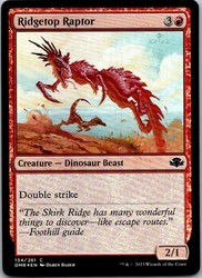 Ridgetop Raptor - Foil - Dominaria Remastered #134