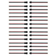 15s Set SM JST 3 PIN Wire Connector Cable for WS2812B WS2811 SK6812 LED Strip...