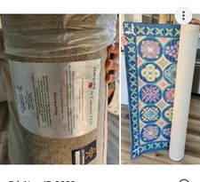 Garnet Hill Rug NEW MINT CJaipur WOOL India Rare Blue Elegant 5'x8' $699 retail