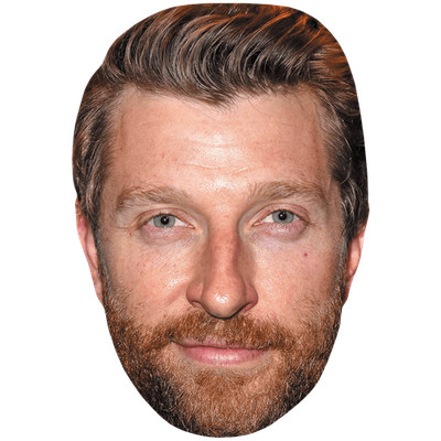 Brett Eldredge (Beard) Celebrity Mask, Flat Card Face, Fancy Dress Mask