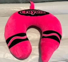 Pink Crayola Crayon Travel Travel Pillow