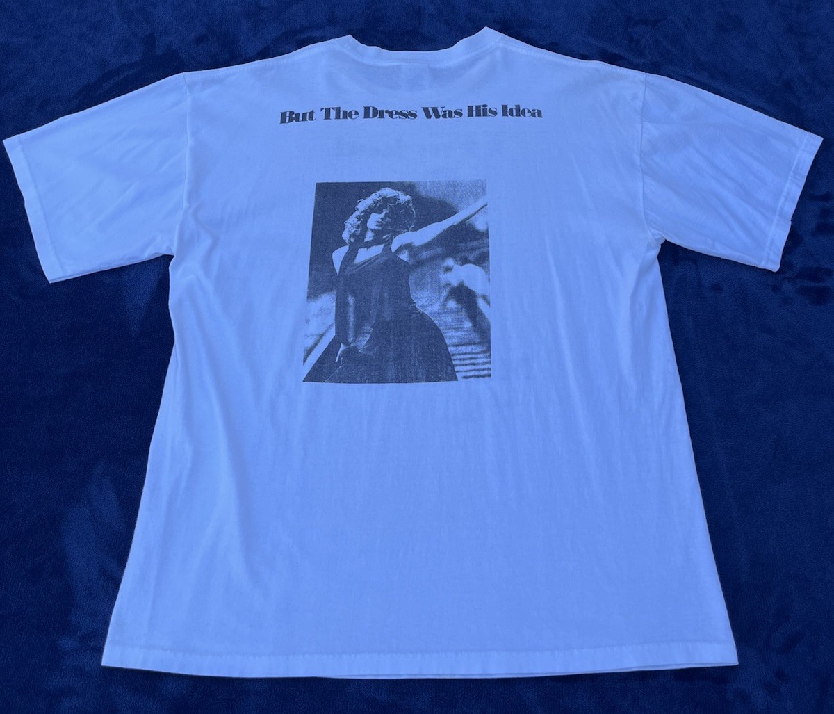 Vintage 90s David Bowie I F*cked Mick Jagger T Shirt Size L Funny