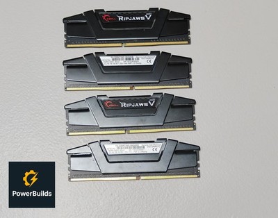G.Skill RipJaws V schwarz UDIMM 32GB Kit (4x8GB) DDR4-3200, CL16 - Top Zustand