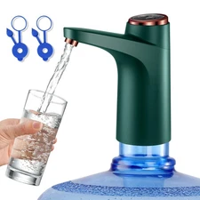 Automatic Electric Water Pump - Universal Rechargeable for 2, 3 and 5 Gallon ...