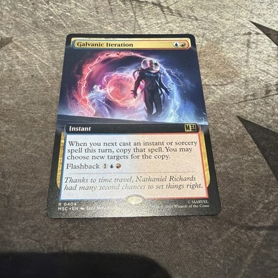 Galvanic Iteration 404 (Extended Art) MTG MSC Commander: Marvel Super Heroes NM