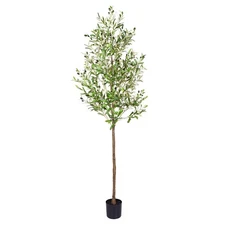 6/7ft Tall Faux Realistic Olive Trees Artificial Olive Tree For Indoor Home Deco