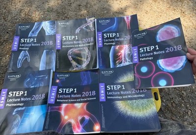 Kaplan USMLE Step 1 Lecture Notes 2018 7 Book Series. Like new, no markings!