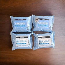  4 NEUTROGENA Fragrance Free Makeup Remover 100 Ultra-Soft Cleansing Towelettes