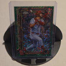 Topps 2024 Chrome Alec Burleson HC64 St. Louis Cardinals Green Sparkle