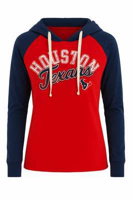 NFL Team Apparel Damen Houston Texans Pump Fake Hoodie NAVY XL