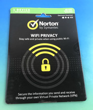 1 Device 1 Year Subscription Symantec Norton WiFi Privacy  1789